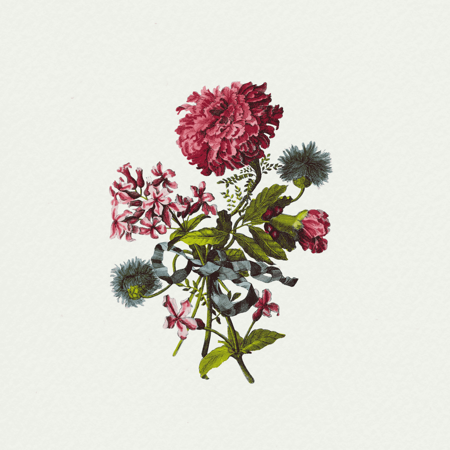 Bouquets with Ribbons (2), by Monnoyer