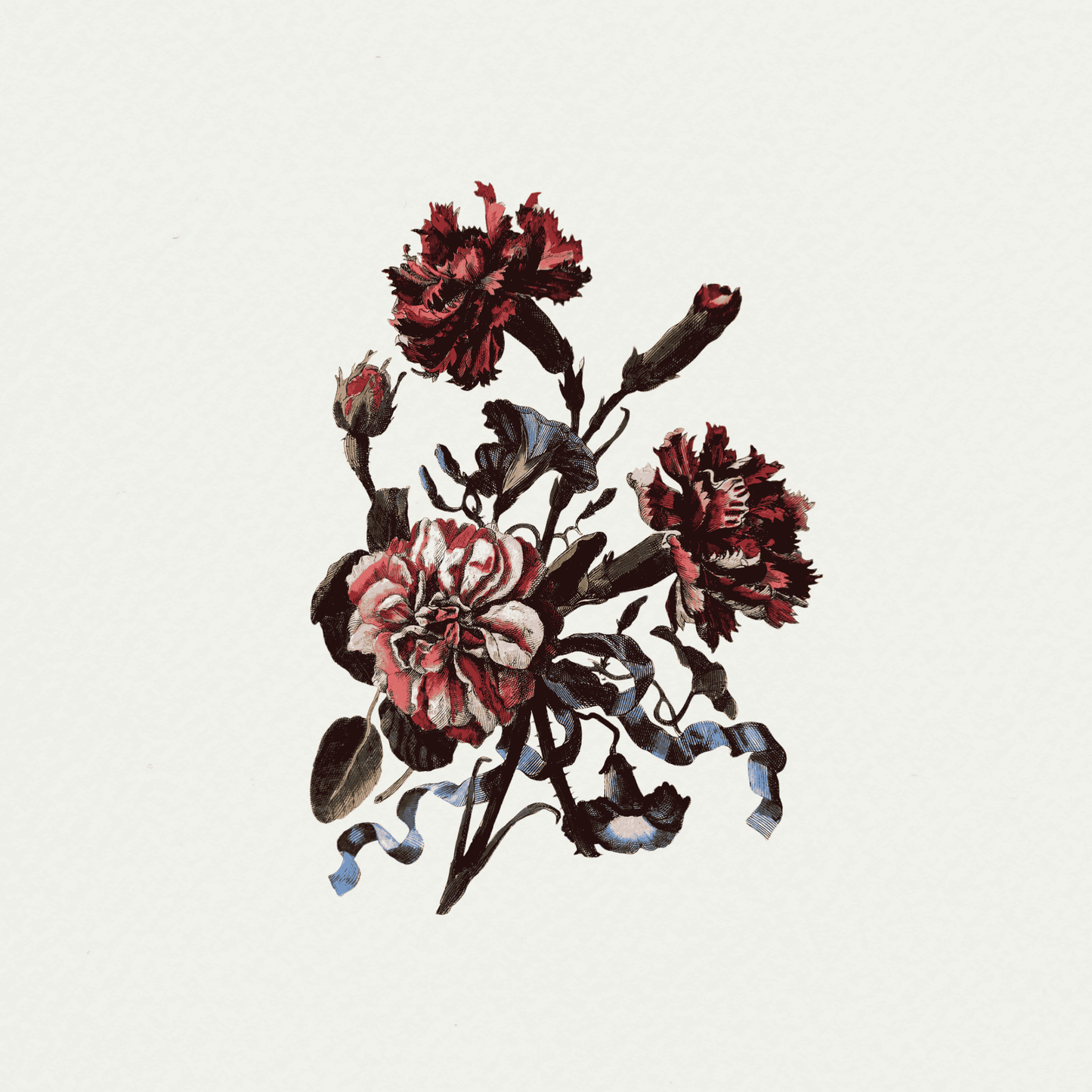 Bouquets with Ribbons (3), by Monnoyer